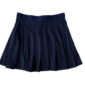 PINK Victoria's Secret Pleated  Plain A-line Navy Blue Tennis Mini Skirt XS